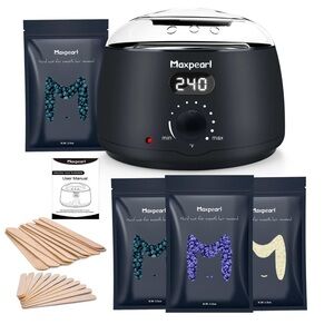 Pearl Black Wax Warmer Kit